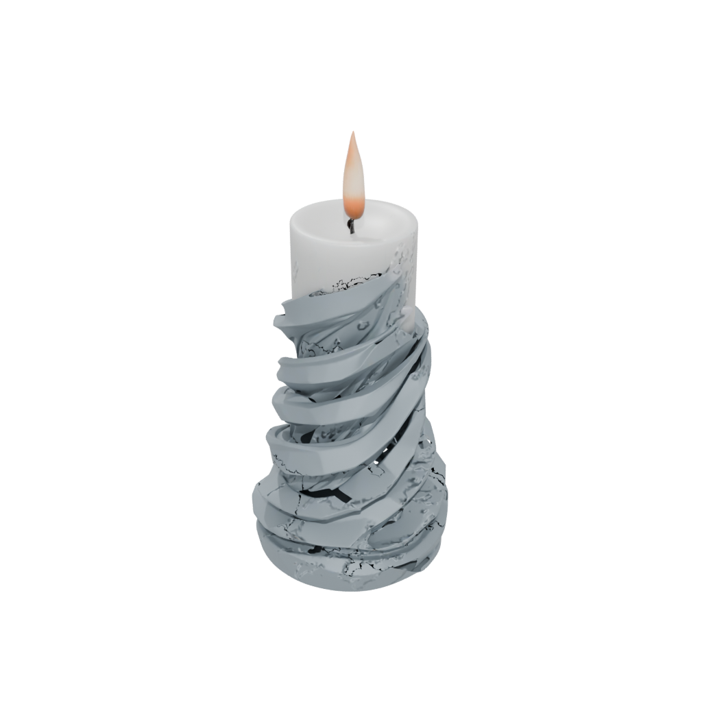 Mini Geometric Spiral Candle Holder