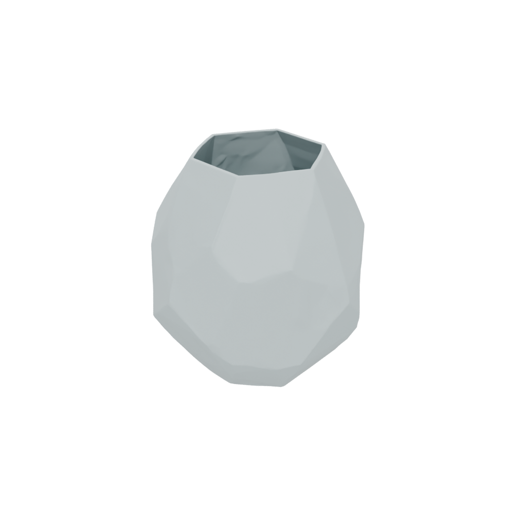 Mini Geometric Faceted Vase
