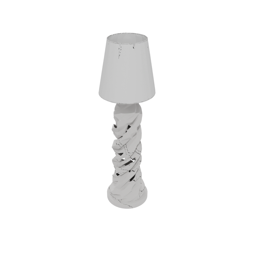 Mini Twisted Column Lamp Base