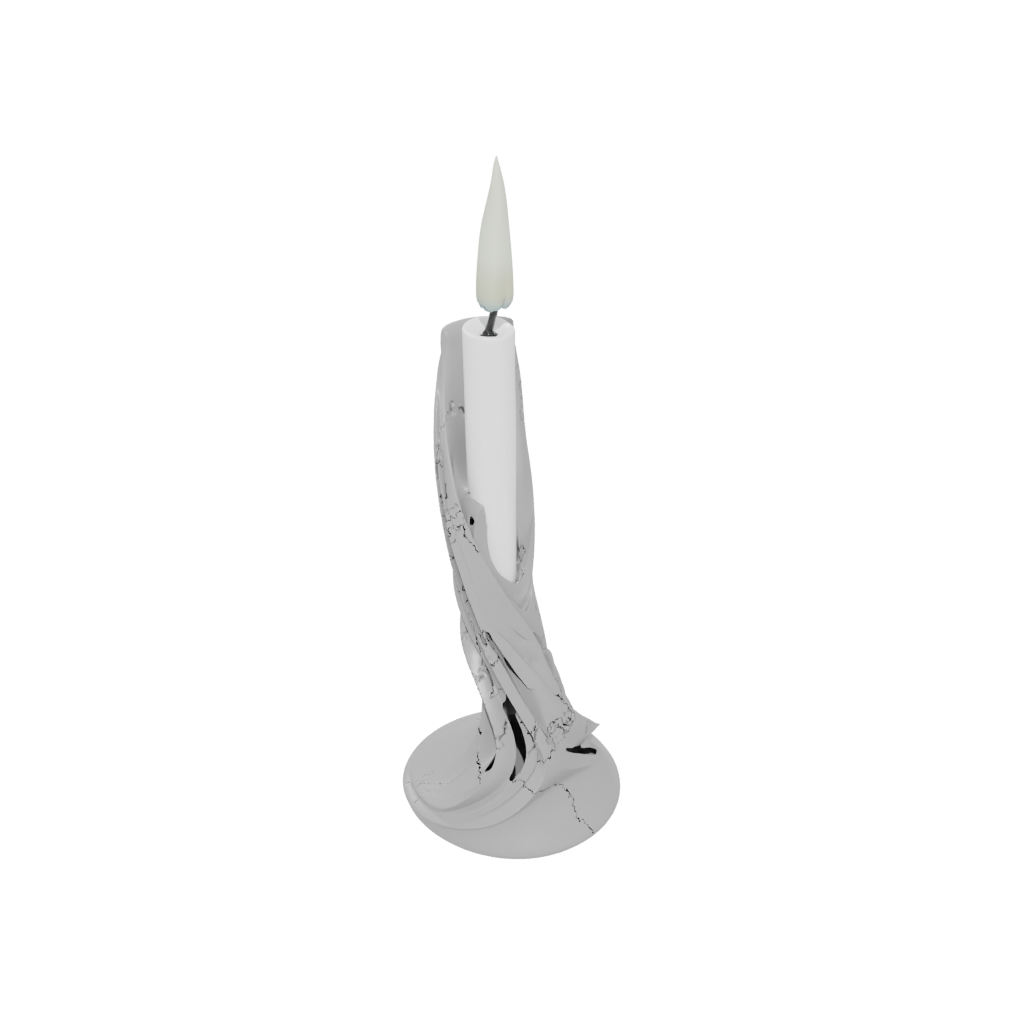 Mini Organic Candle Snuffer Stand — home decor 3D print model, STL