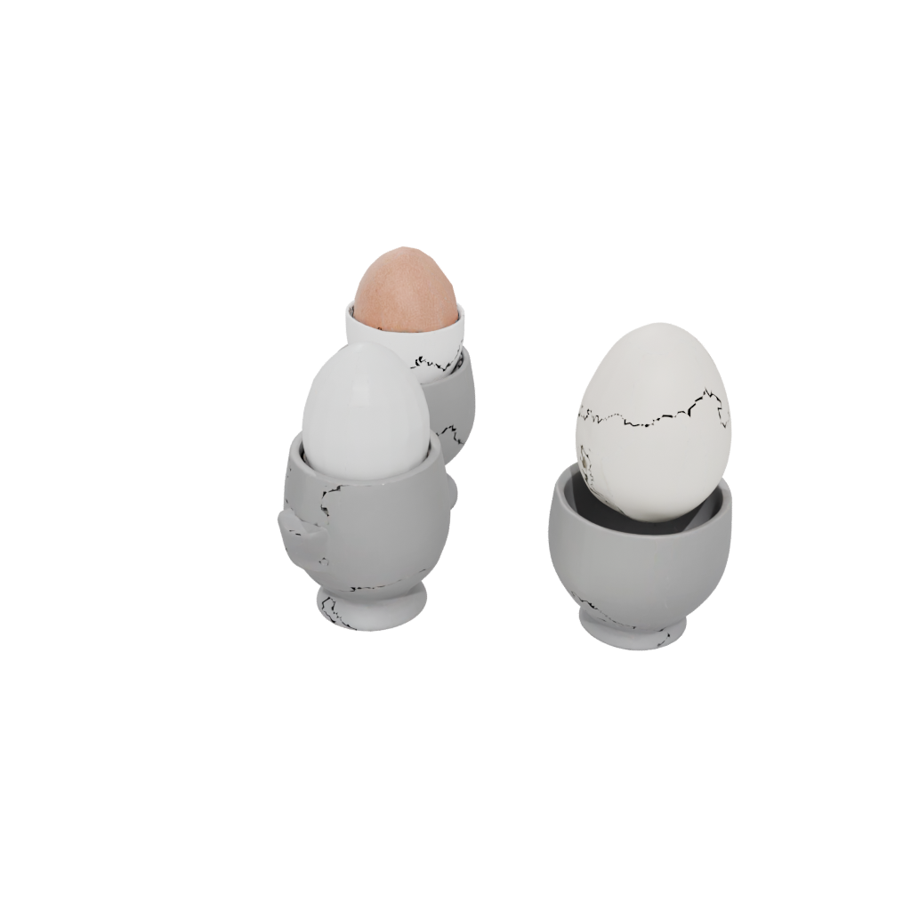 Mini Organic Egg Cup Set