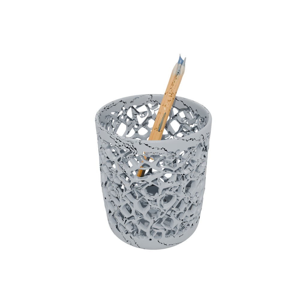 Mini Organic Lattice Pencil Cup