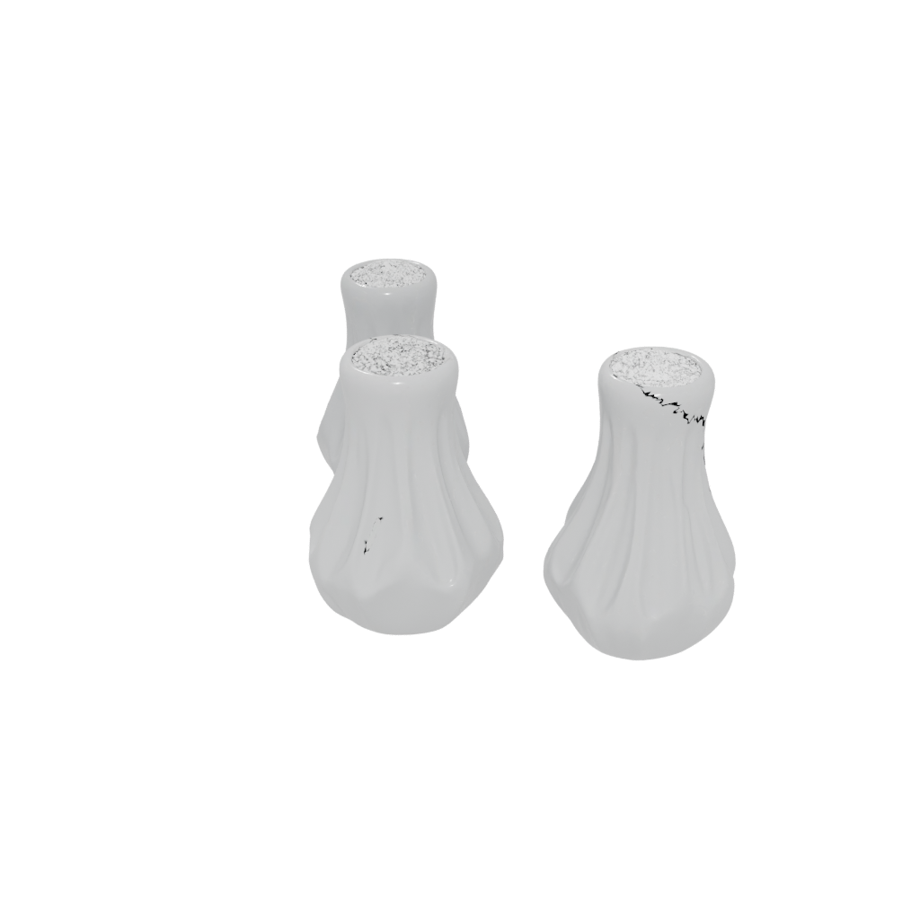 Mini Organic Salt And Pepper Cellar Pair