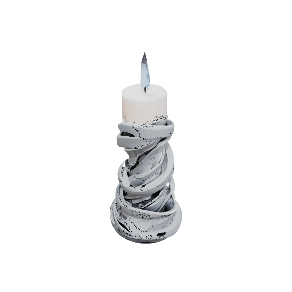 Mini Organic Spiral Candle Holder