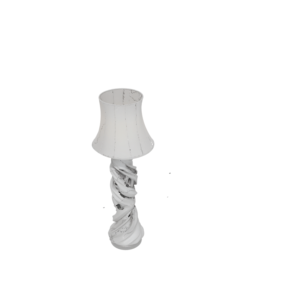 Mini Organic Twisted Column Lamp Base