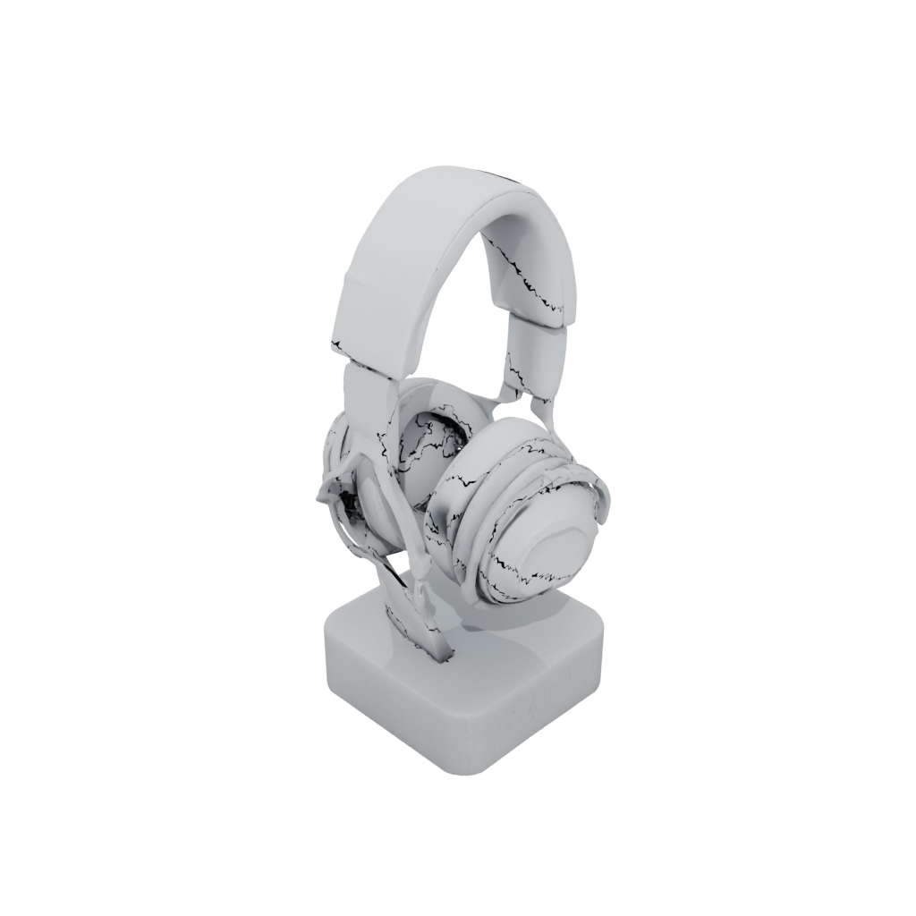 Mini Rustic Earbud Stand — home decor 3D print model, STL