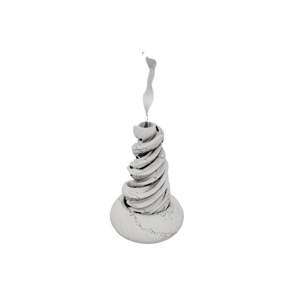 Mini Rustic Incense Holder Spiral