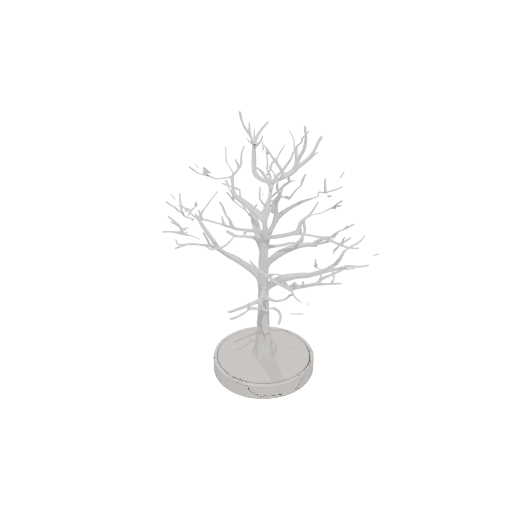 Mini Rustic Jewelry Tree Stand