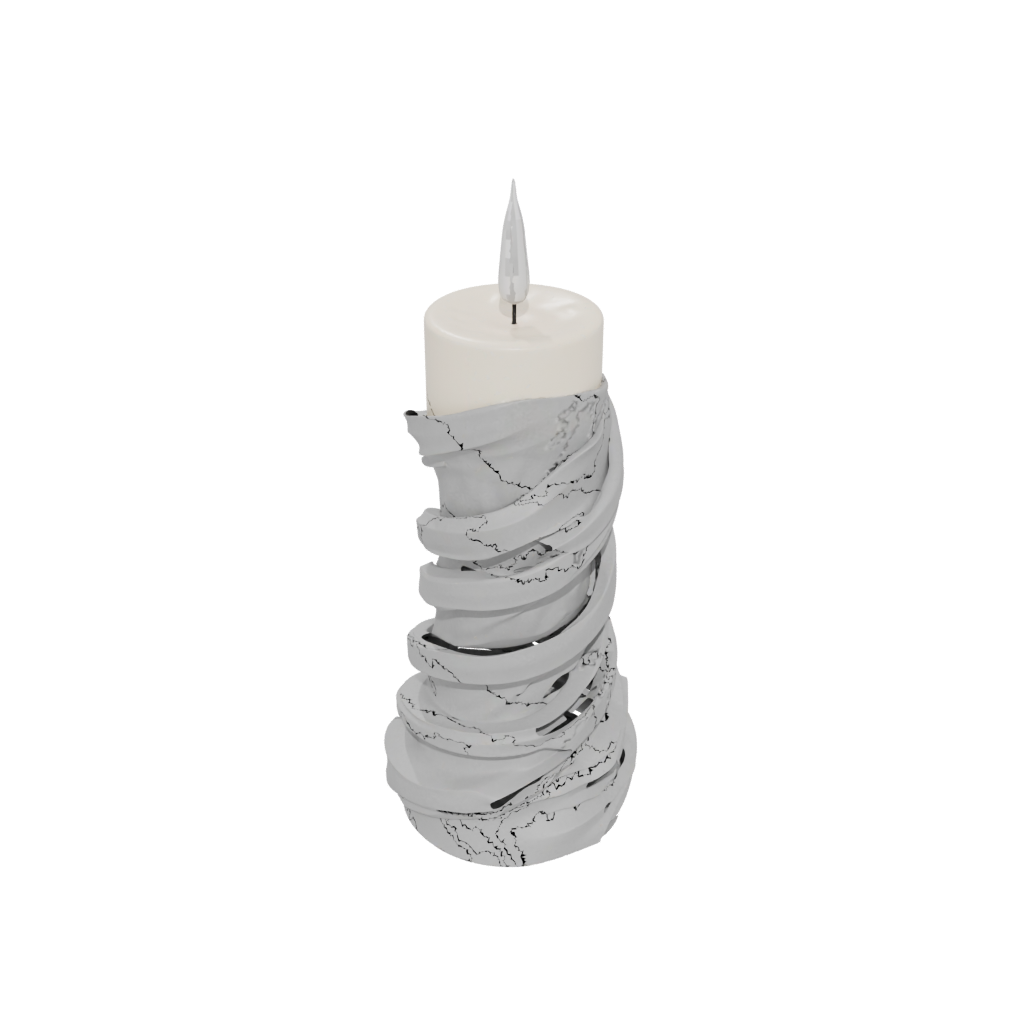 Mini Rustic Spiral Candle Holder