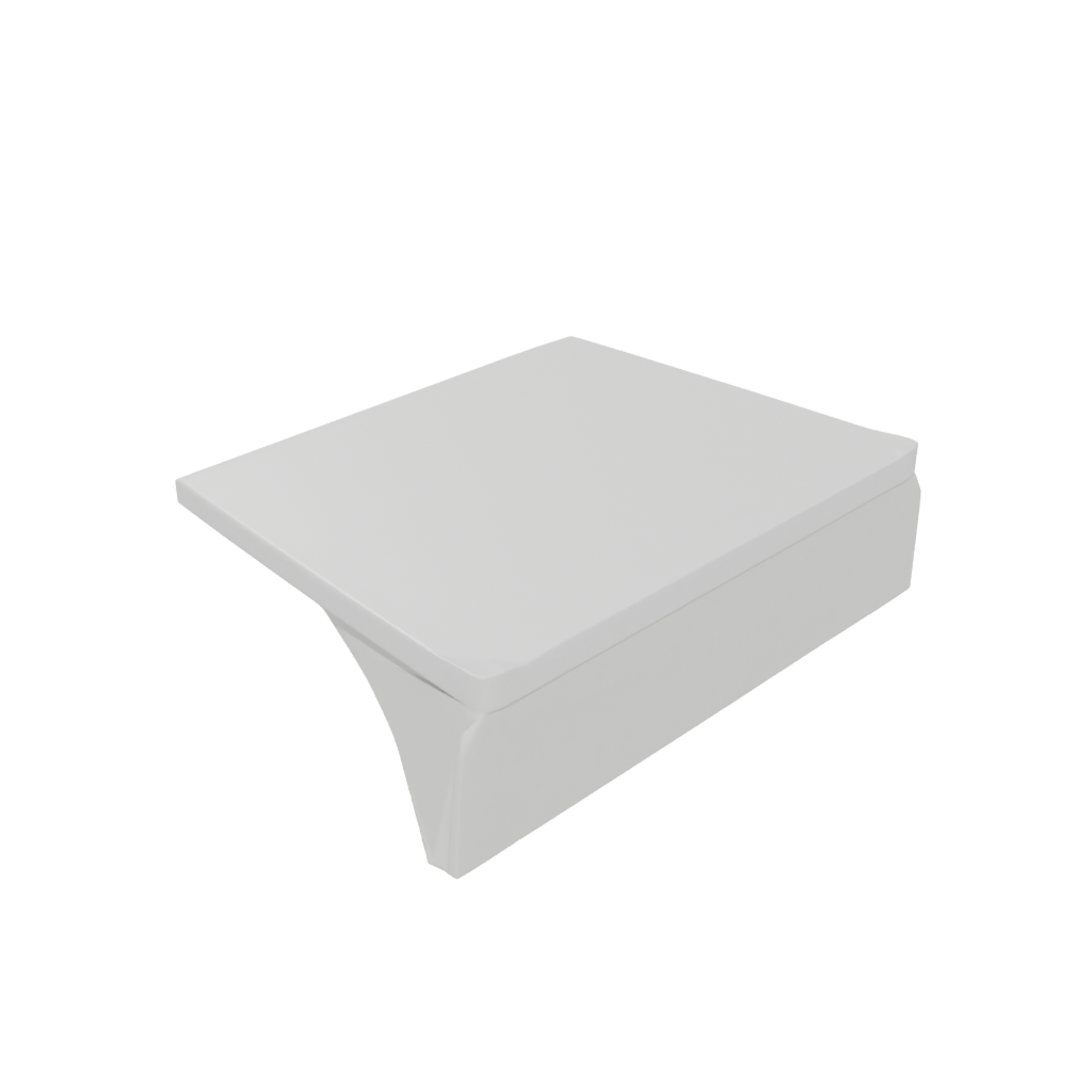 Floating Shelf Bracket — home decor 3D print model, STL