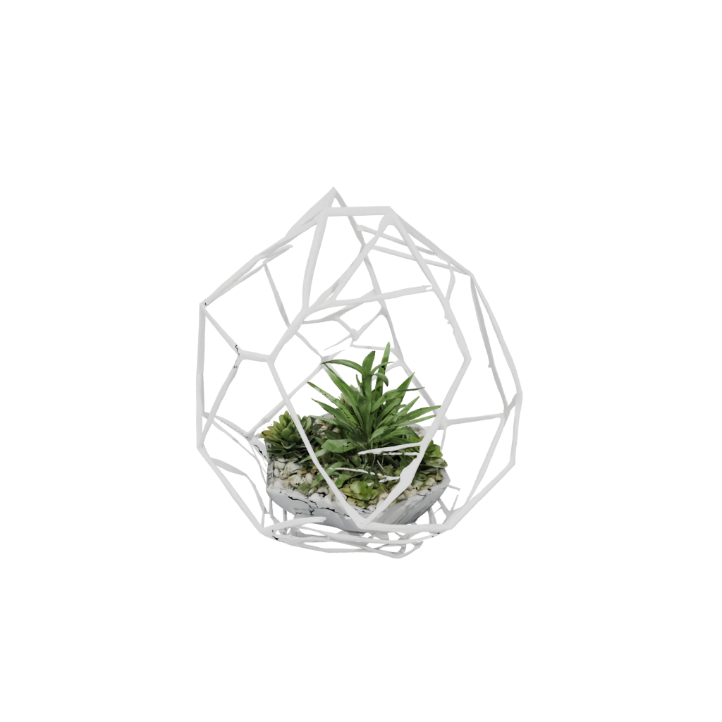 Geometric Terrarium Frame — home decor 3D print model, STL