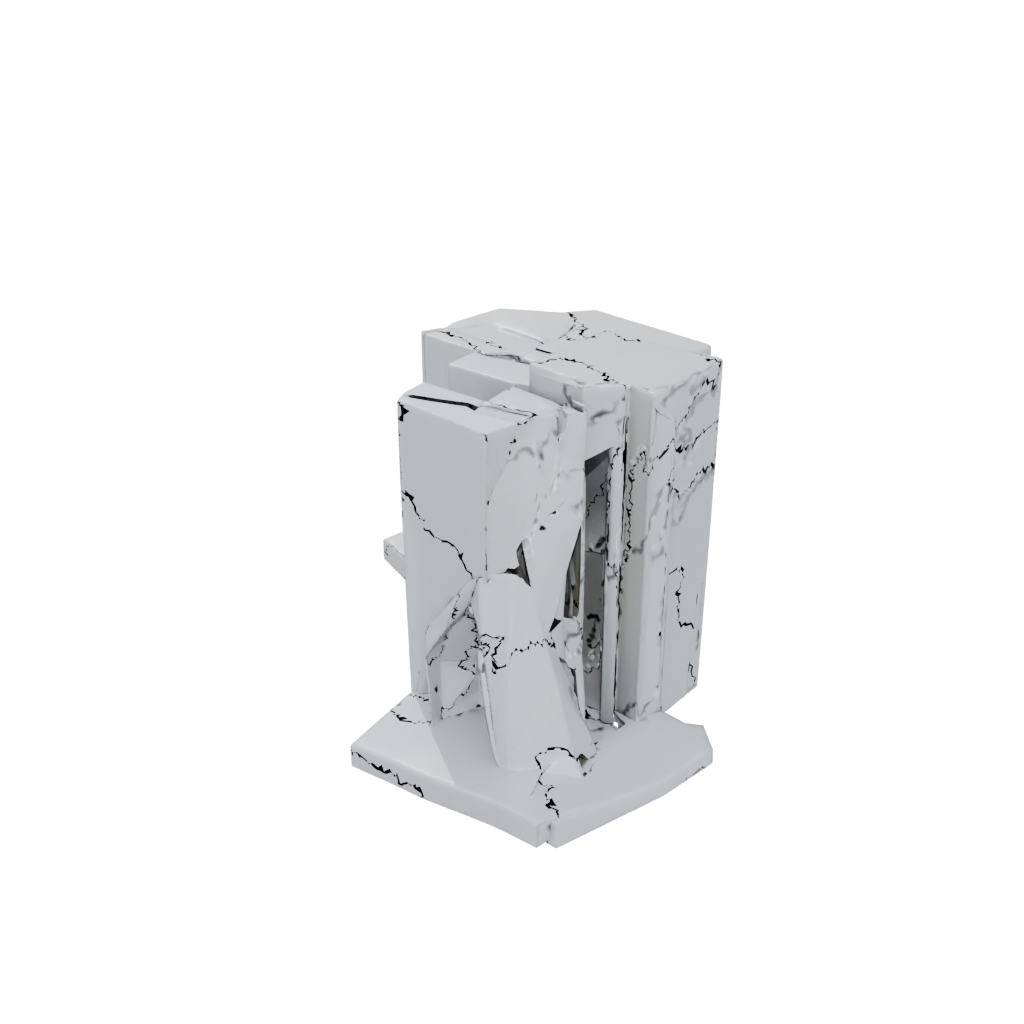 Low-Poly Bookend Pair