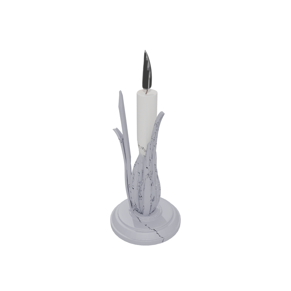Neon Deco Candle Snuffer Stand