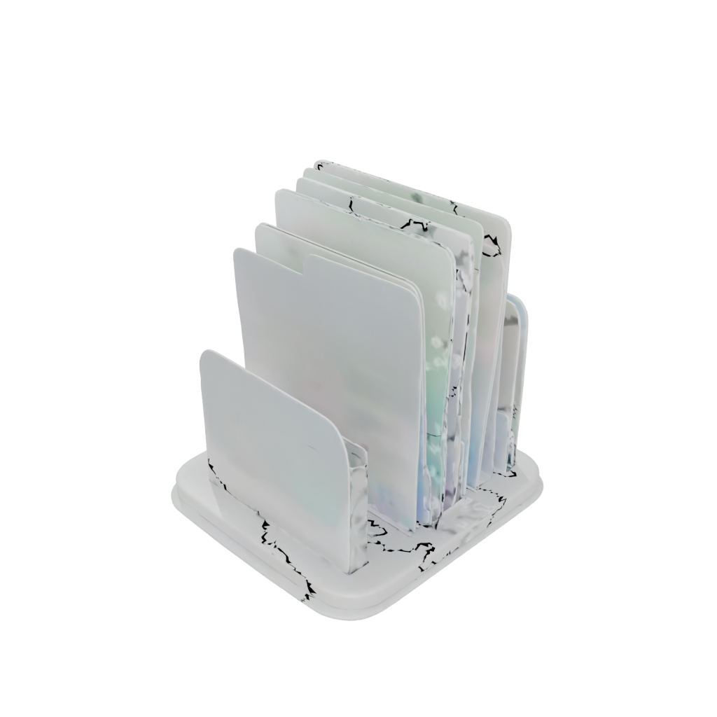 Neon Deco Card Holder Stand
