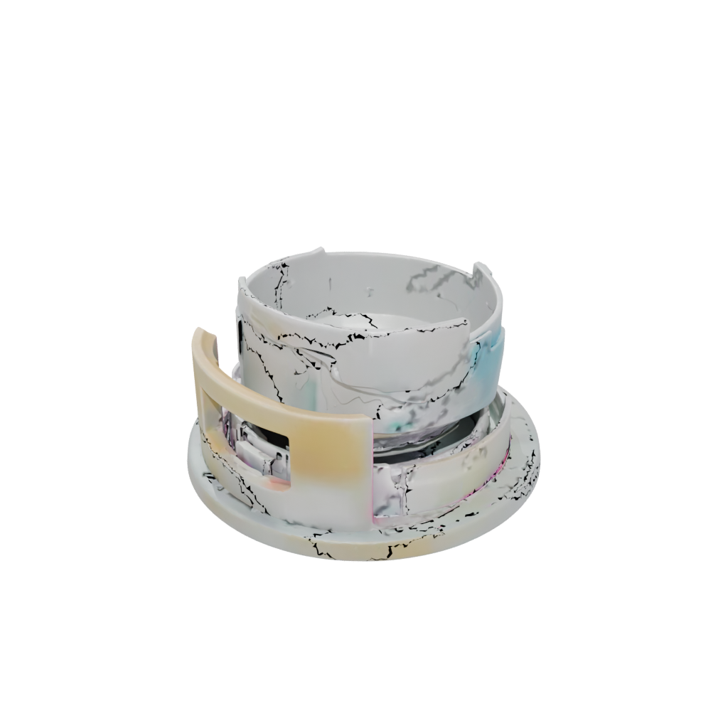 Neon Deco Coaster Set Holder