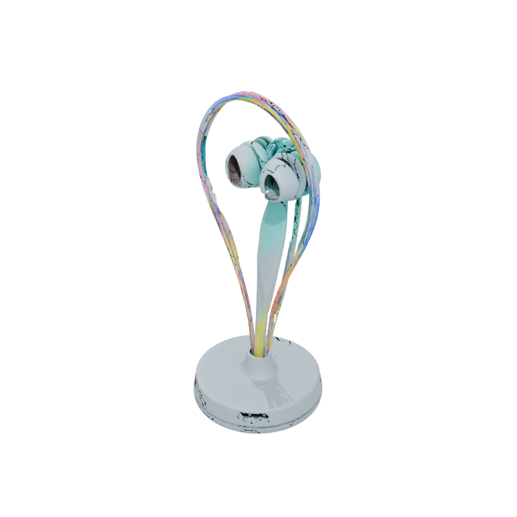 Neon Deco Earbud Stand