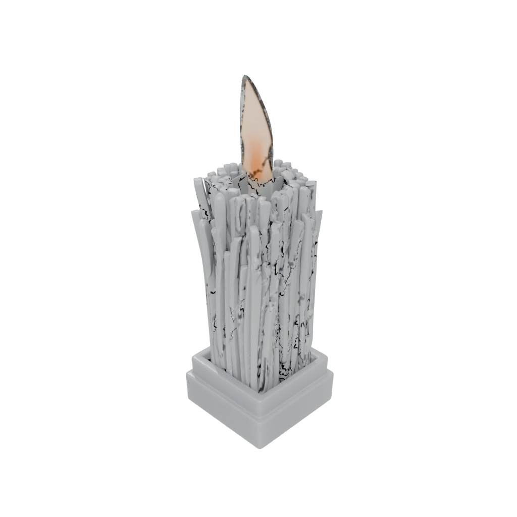 Neon Deco Matchstick Holder