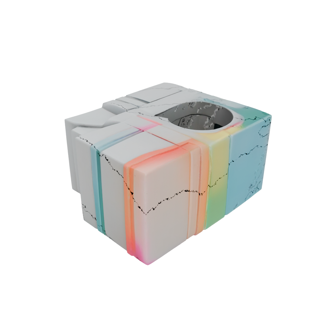 Neon Deco Napkin Ring Set