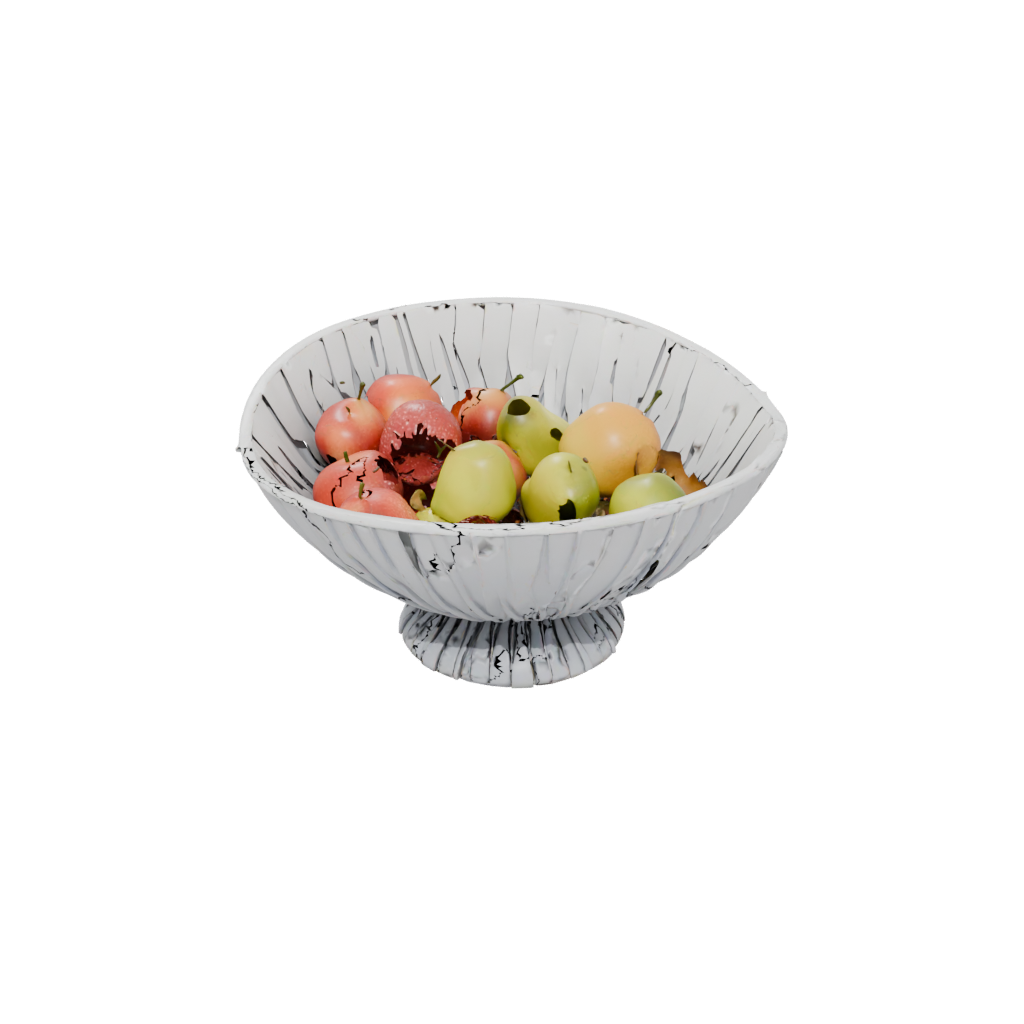 Neon Deco Sculptural Fruit Bowl