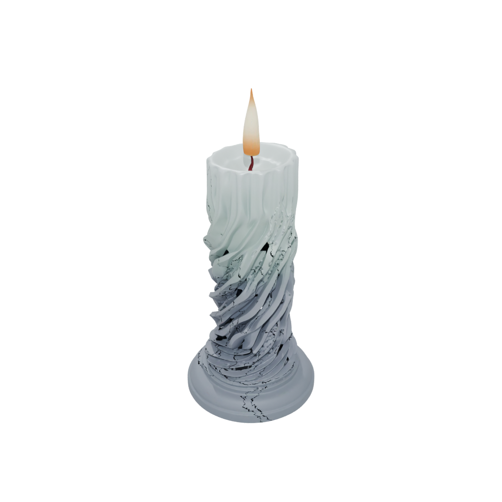Neon Deco Spiral Candle Holder
