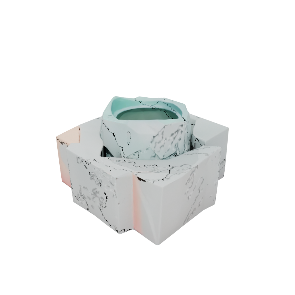 Neon Geometric Napkin Ring Set