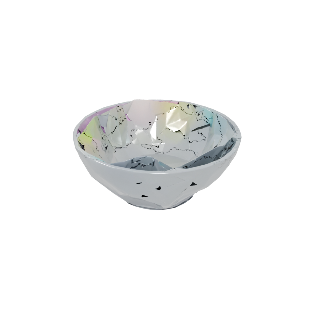 Neon Geometric Ring Dish