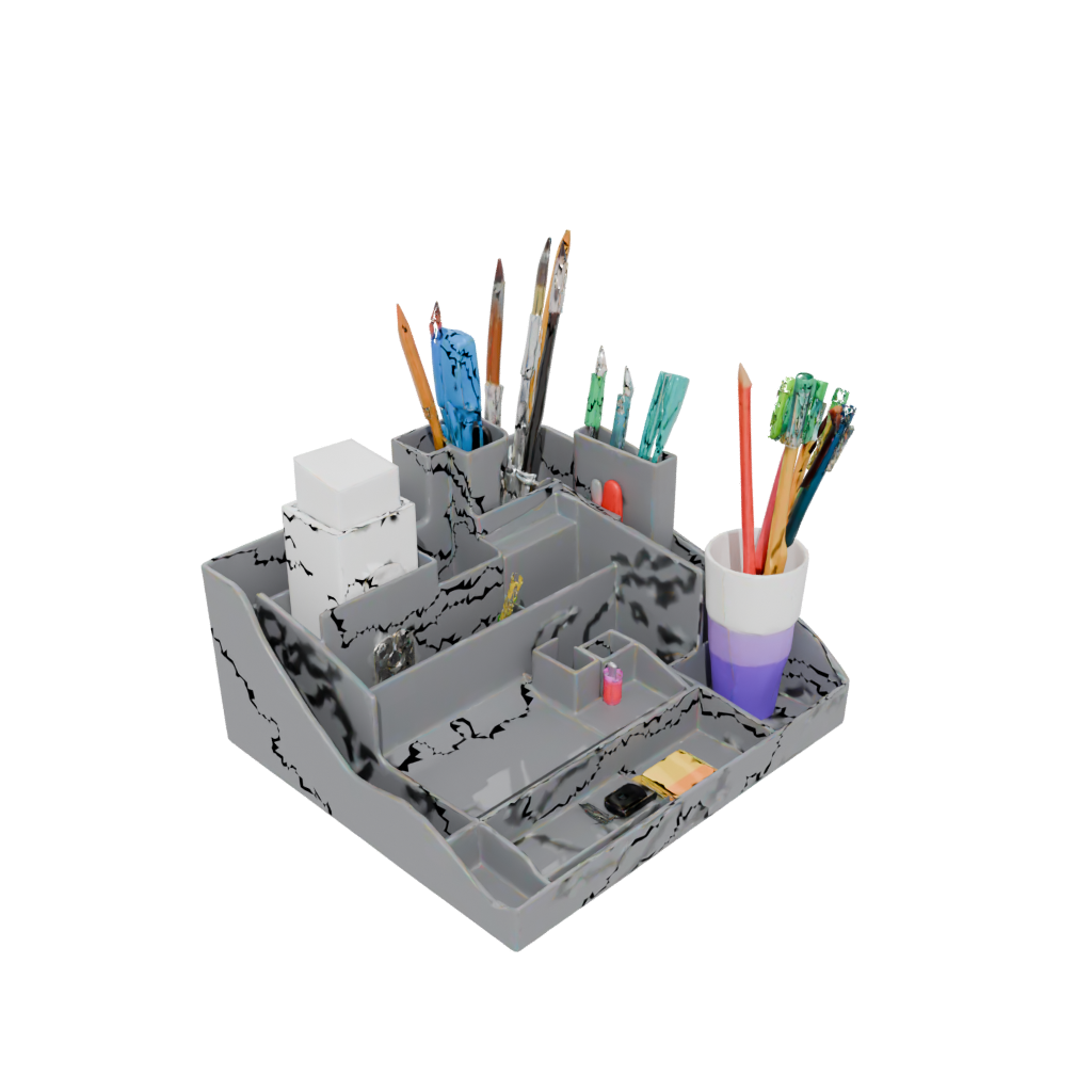 Neon Desk Tidy Tray