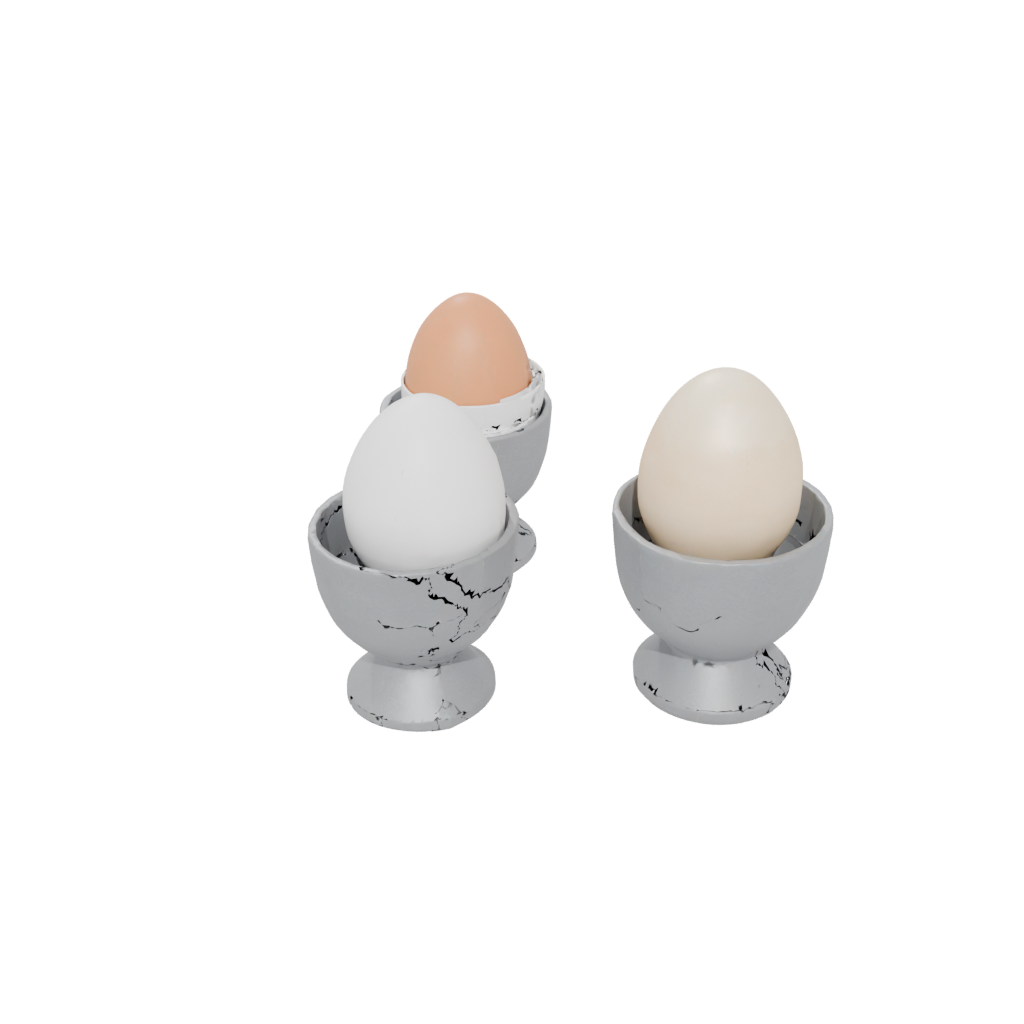 Neon Egg Cup Set