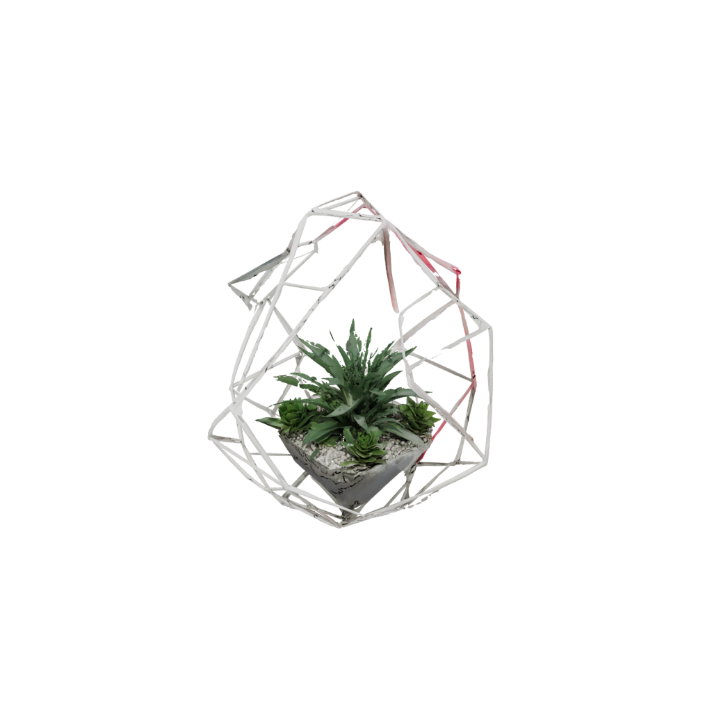 Neon Geometric Terrarium Frame
