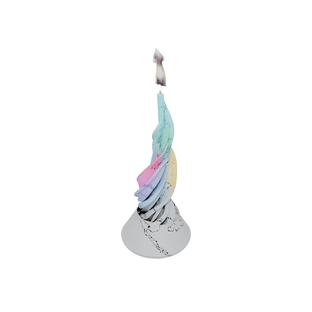 Neon Incense Holder Spiral