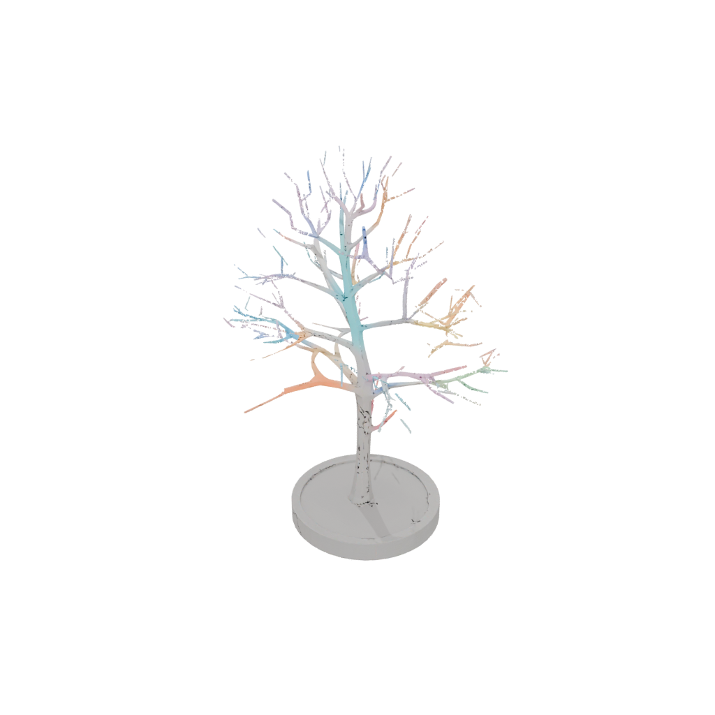 Neon Jewelry Tree Stand