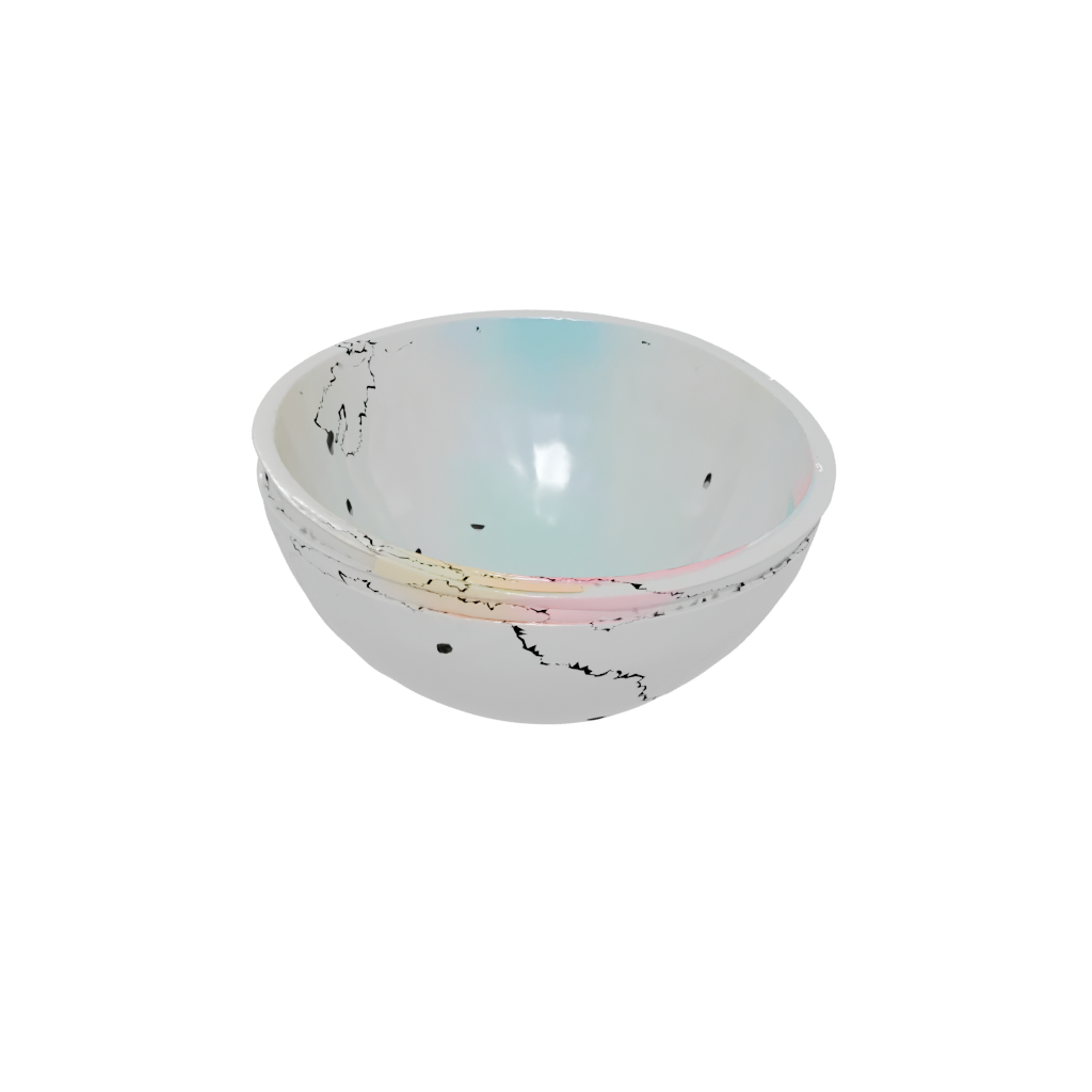 Neon Key Bowl