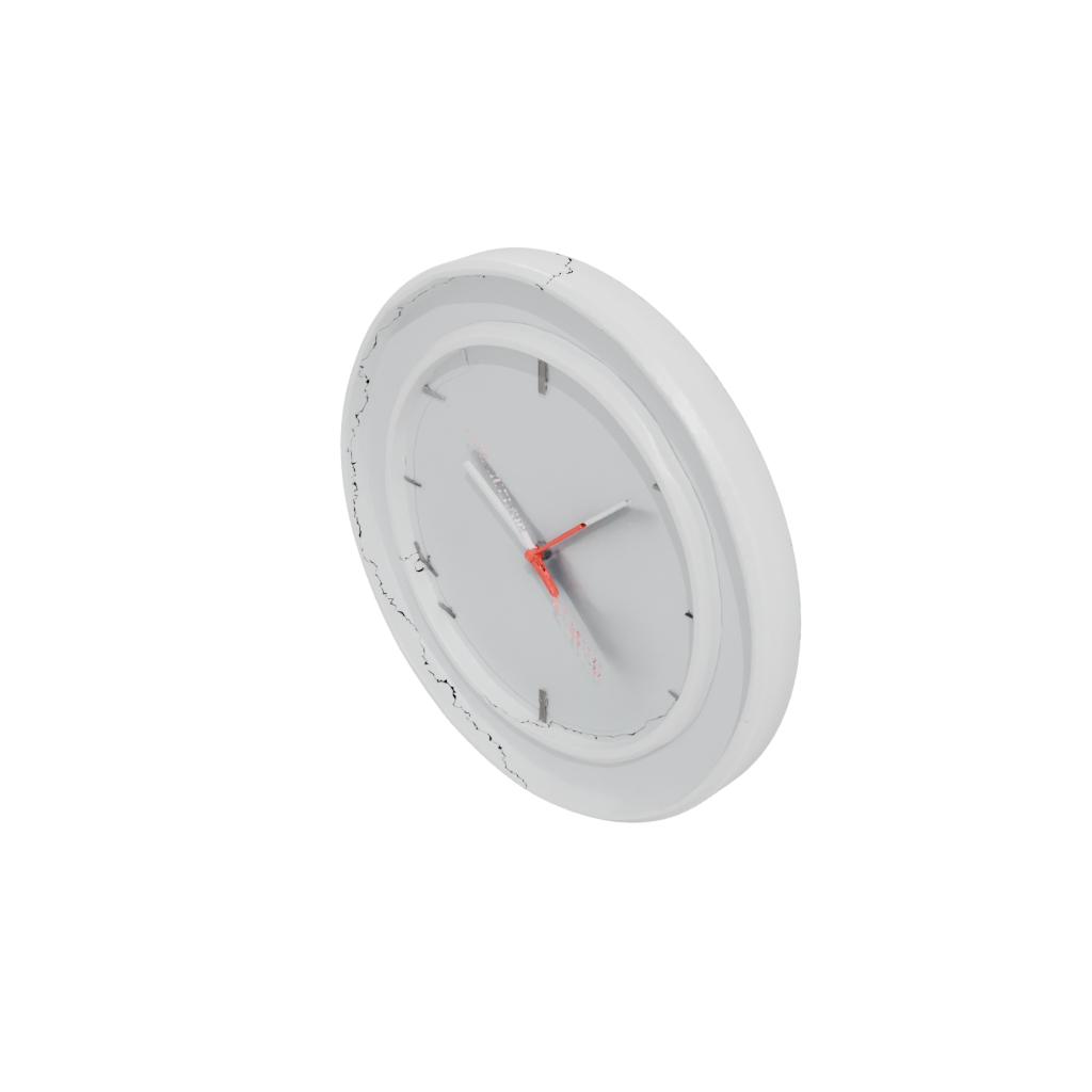 Neon Minimalist Clock Surround