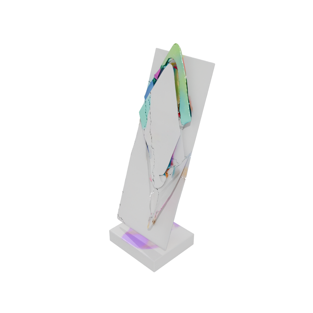 Neon Minimalist Photo Stand
