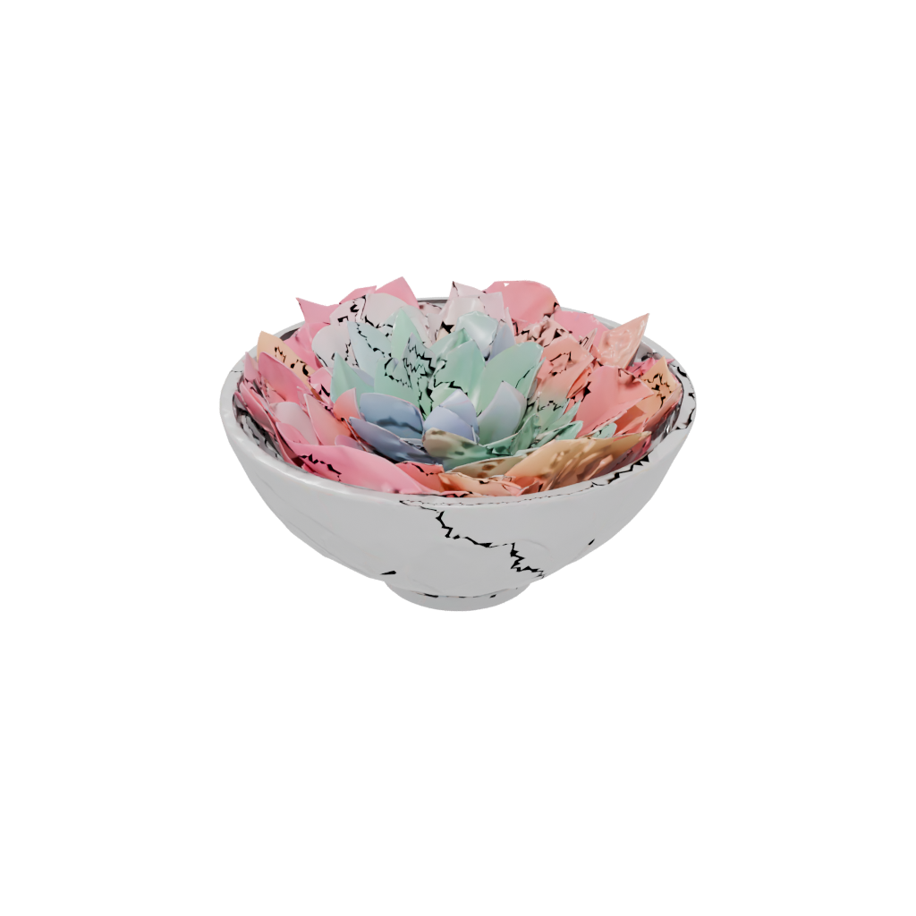 Neon Potpourri Bowl