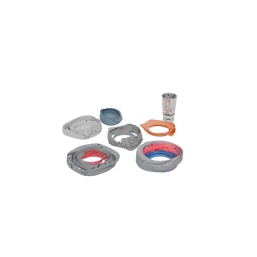 Neon Organic Coaster Set Holder