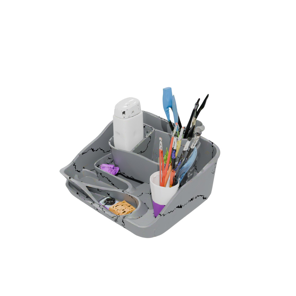 Neon Organic Desk Tidy Tray