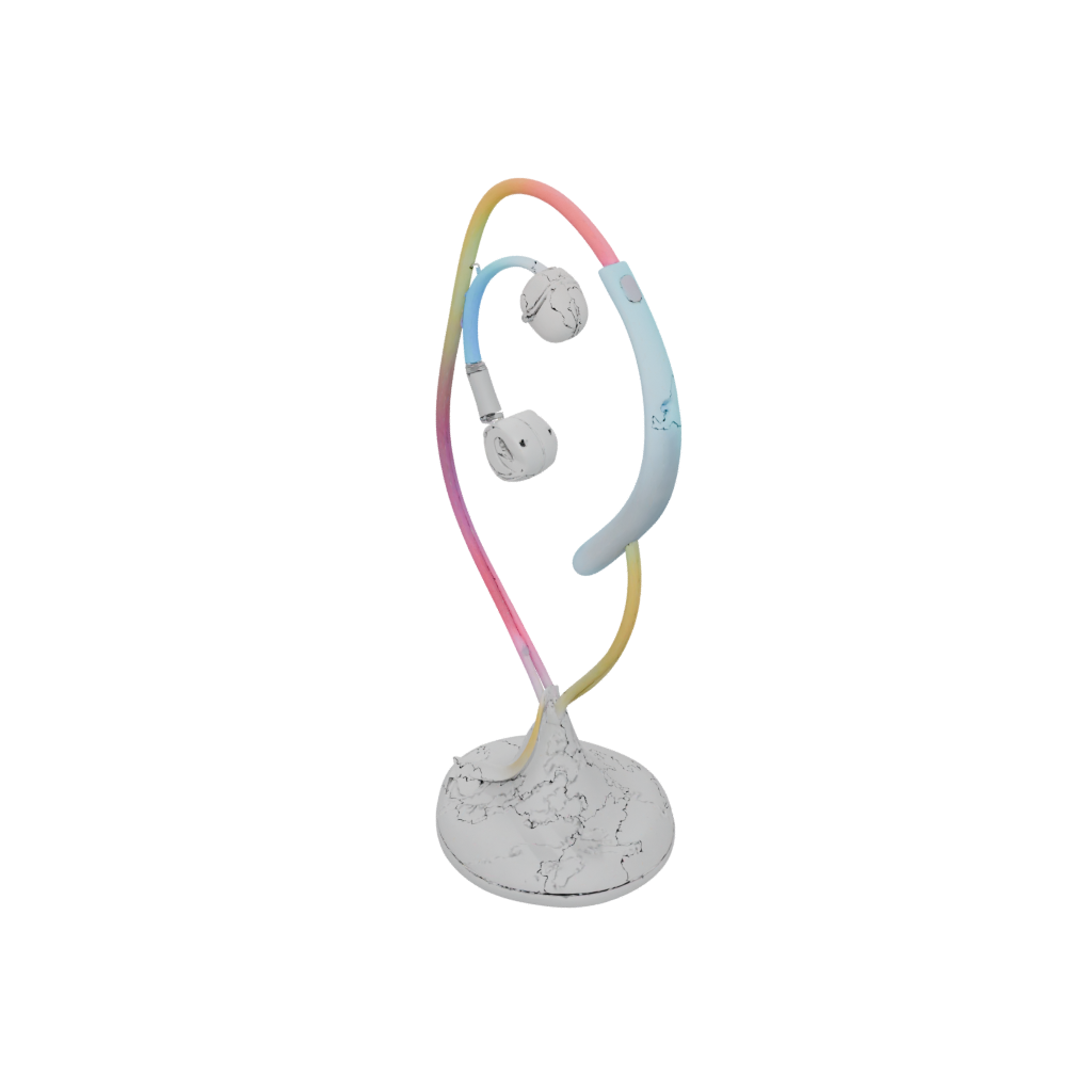 Neon Organic Earbud Stand