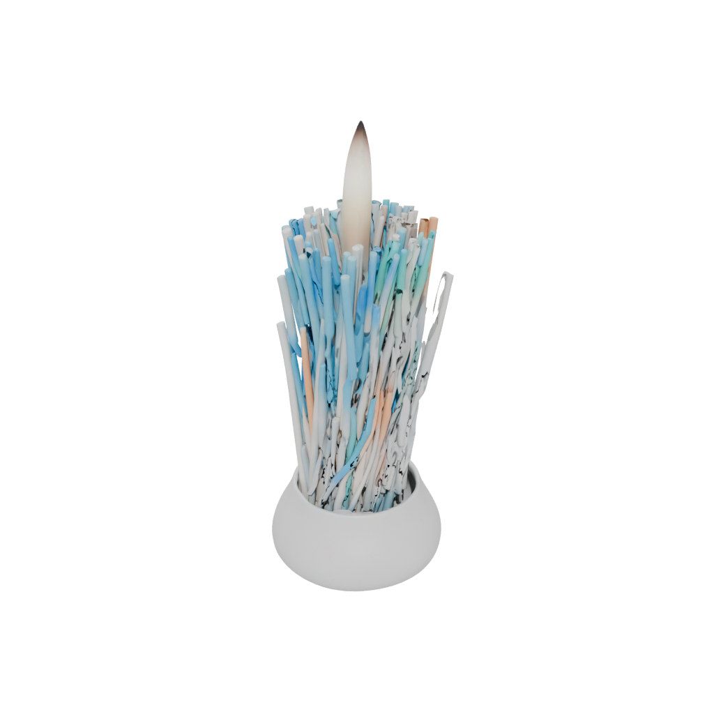 Neon Organic Matchstick Holder