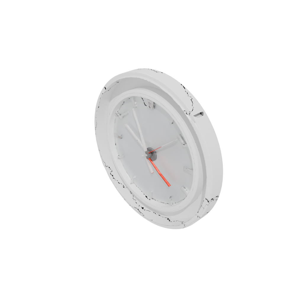 Neon Organic Minimalist Clock Surround