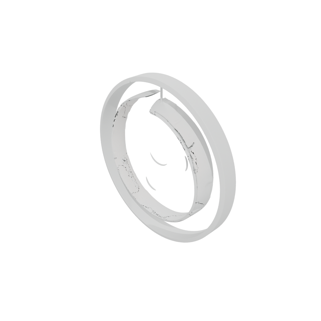 Neon Organic Moon-Phase Wall Hanging