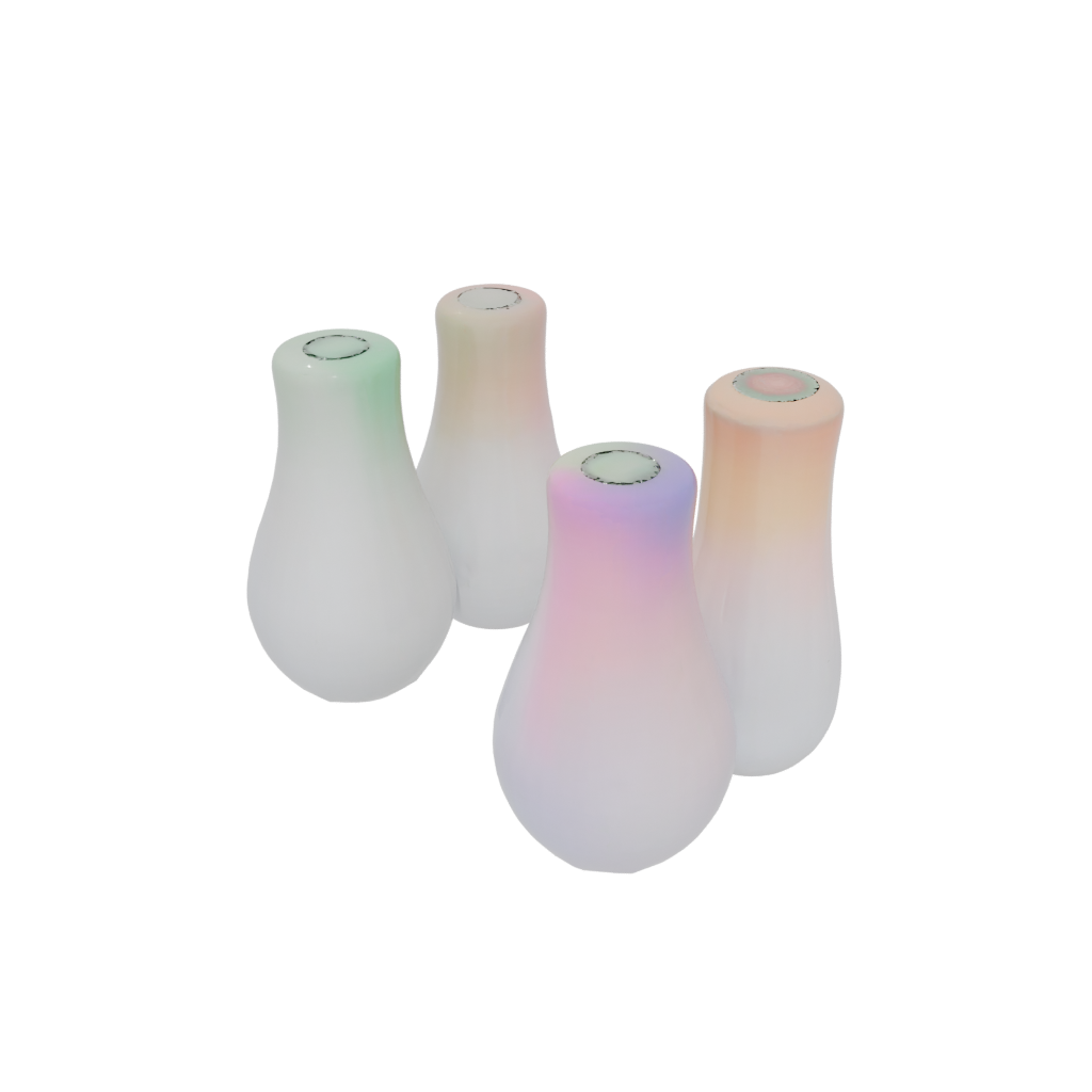 Neon Organic Salt And Pepper Cellar Pair