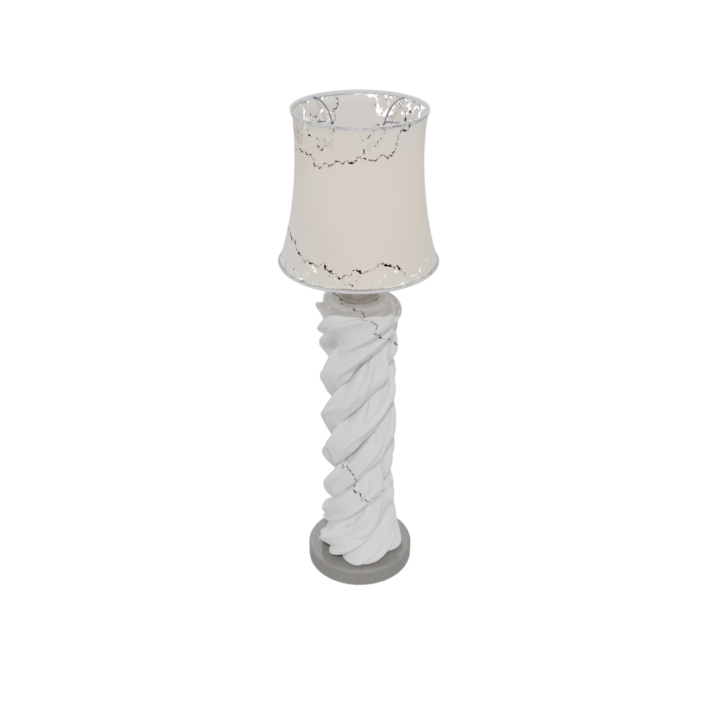 Neon Rustic Twisted Column Lamp Base