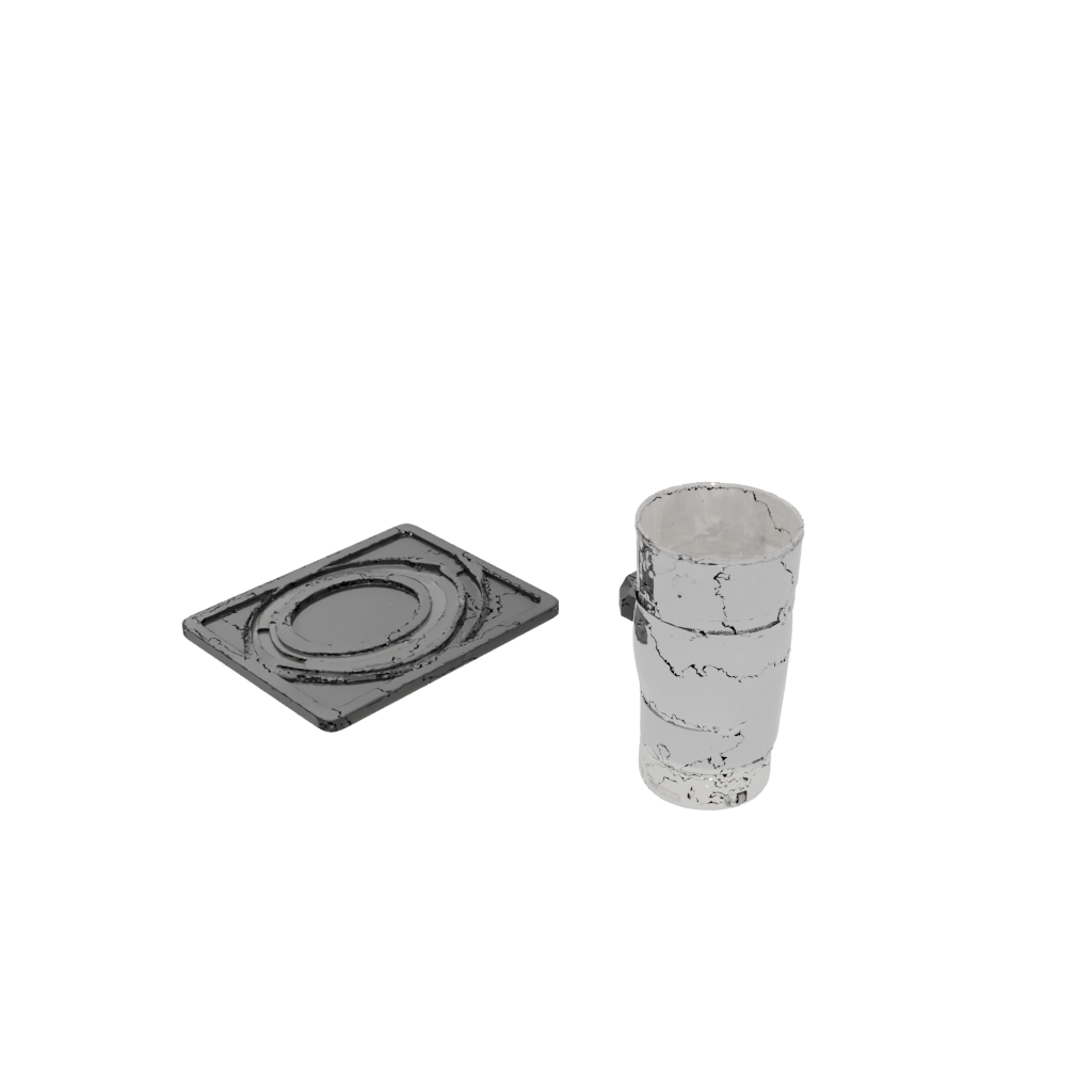 Obsidian Deco Coaster Set Holder