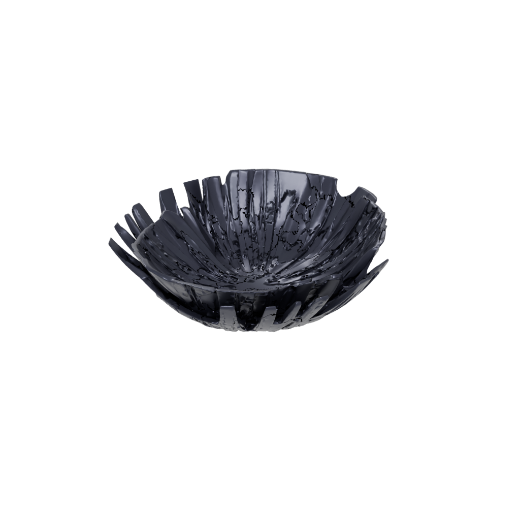 Obsidian Deco Key Bowl