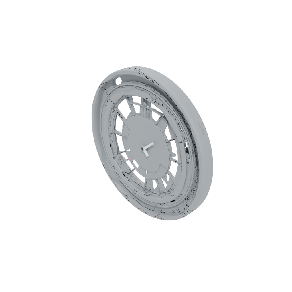 Obsidian Deco Minimalist Clock Surround