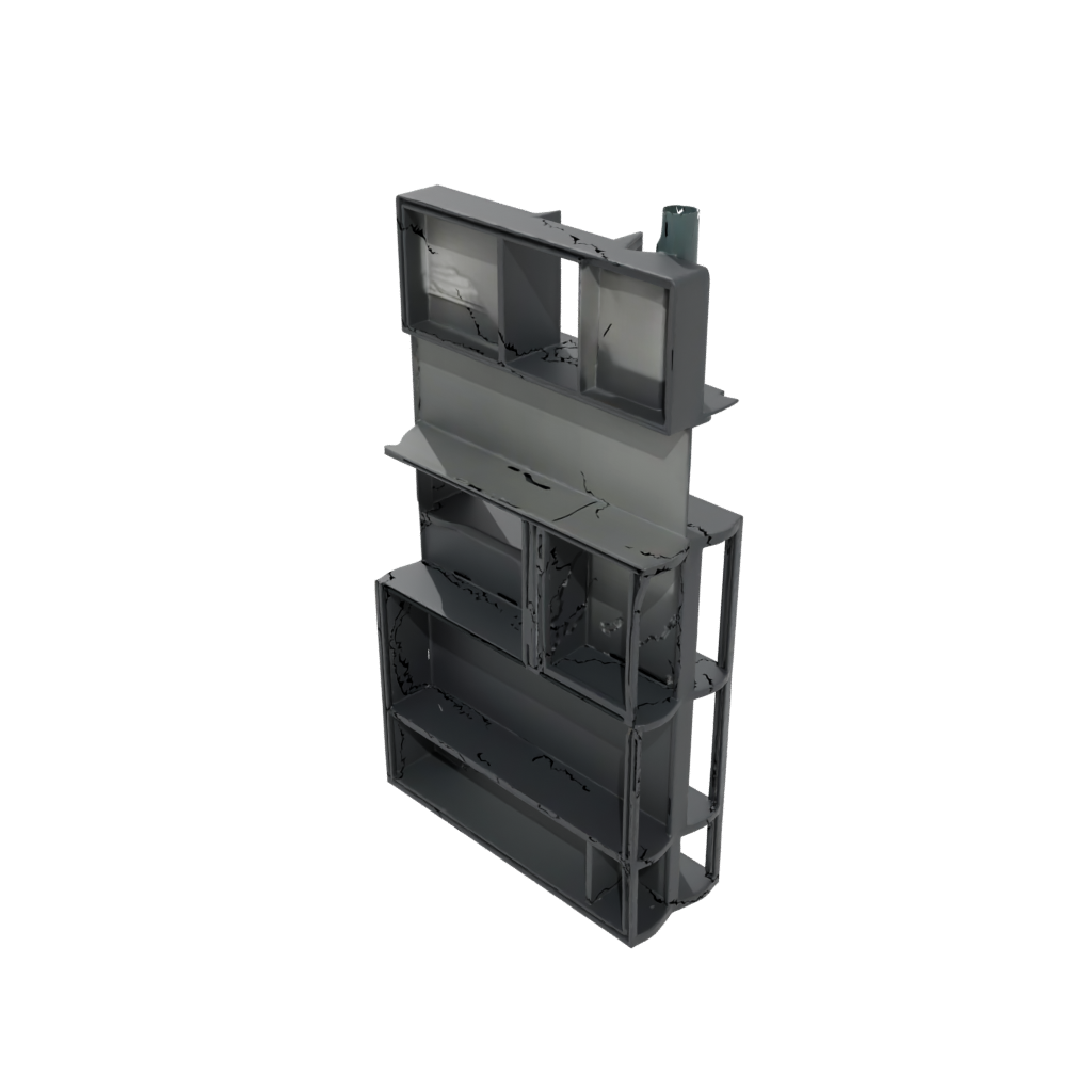 Obsidian Deco Wall-Mounted Organizer