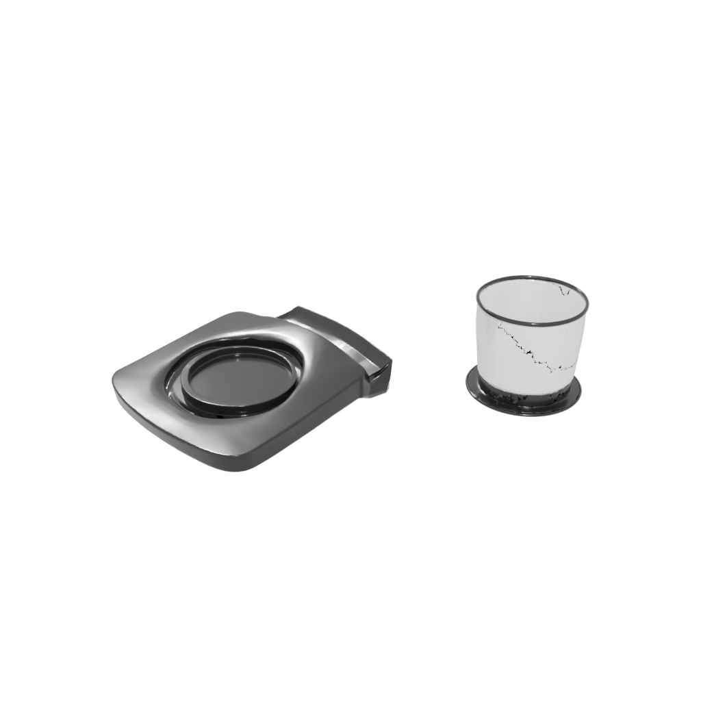 Obsidian Coaster Set Holder