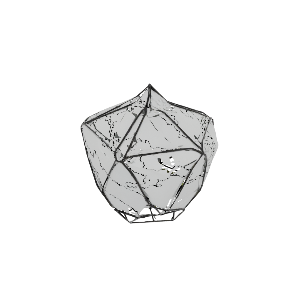 Obsidian Geometric Terrarium Frame
