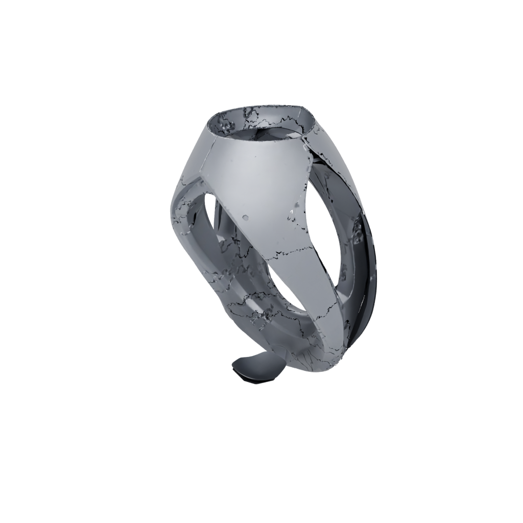 Obsidian Napkin Ring Set